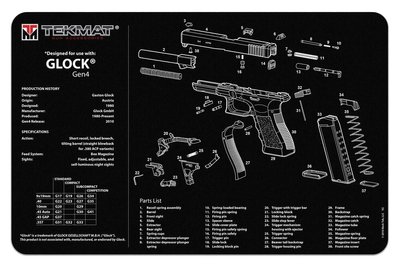 Килимок для пістолета Tekmat Glock Gen4 552.00.02 фото