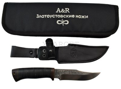 Нож АиР Клычок-1 рукоять кожа Z12.9.21.043 фото