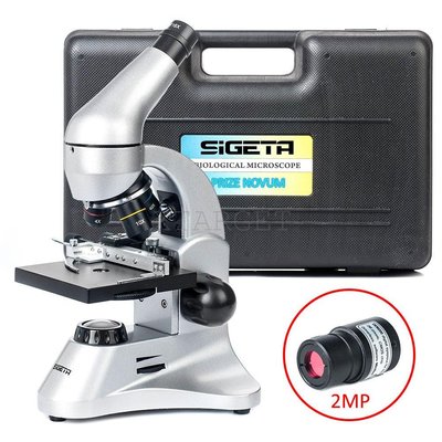 Микроскоп SIGETA PRIZE NOVUM 20x-1280x с камерой 2Mp (в кейсе) 65244 фото