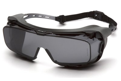 Защитные очки с уплотнителем Pyramex CAPPTURE-Plus (gray) серые 2КЕПЧА-П20 фото