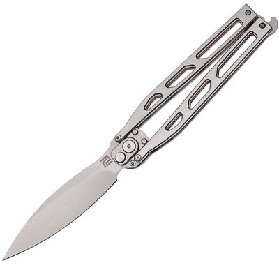 Нож Artisan Kinetic Balisong, D2, Steel ц:silver 2798.02.06 фото