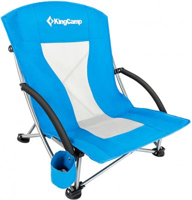Розкладне крісло KingCamp BEACH CHAIR (KC3841) blue KC3841 BLUE фото