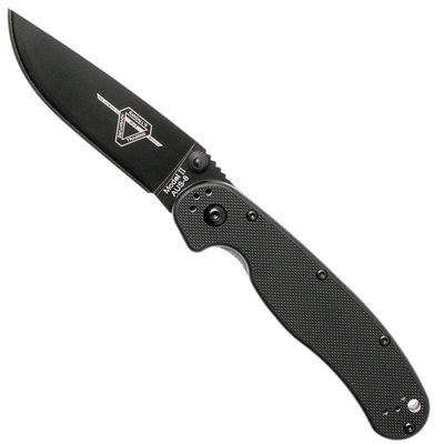 Нож Ontario RAT II BP - Black Handle and Blade (8861) 4000313 фото