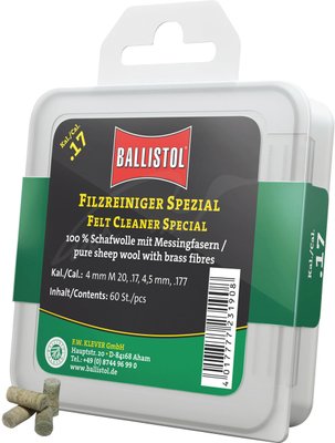 Патч для чистки Ballistol войлочный специальный для кал 4.5 мм 60шт/уп 429.00.76 фото