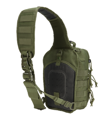 Тактическая сумка-рюкзак Brandit-Wea US Cooper sling medium (8036-1-OS) olive 8036-1-OS фото