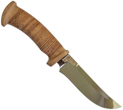 Нож АиР Росомаха подарочный, рукоять береста+кап, сталь 40Х10С2М Z12.9.21.122 фото