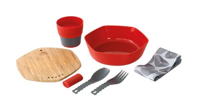 Комплект кемпинговой посуды Robens Leaf Meal Kit Fire Red (690276) 929209 фото