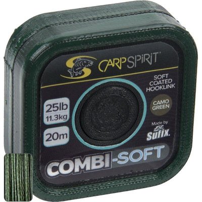 Поводочный материал CARP Spirit COMBI SOFT - COATED BRAID 20M ACS640082 фото