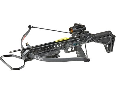 Арбалет Man Kung MK-XB27BK-KIT Рекурсивний, гвинтівкового типу, пластиковий приклад колір чорний 100.02.85 фото