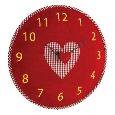 Часы настенные TFA d=330x40 мм красный 60302505 фото