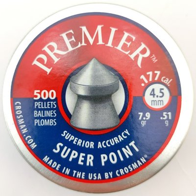 Пули Crosman Super Point 4.5 мм, 500 шт., 0.51 гр 1002374 фото