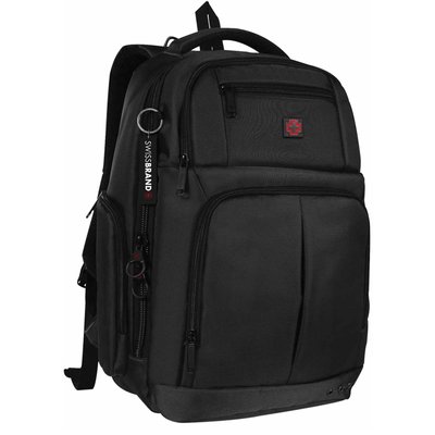Рюкзак міський Swissbrand Wambley 19 Black (SWB_S19BEWEM001U) DAS301386 фото