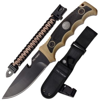 Нож для выживания Tac-Force TF-FIX005TN Coyote Tan 4008722 фото