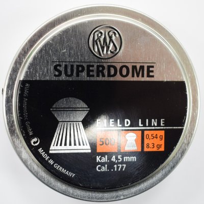 Пули RWS Superdome 4.5 мм, 500 шт./уп, 0.54гр um фото