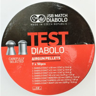 Пули пневм JSB Diablo TEST EXACT 4,5 мм 1453.05.10 фото