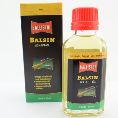 Масло Clever Ballistol Balsin Schaftol 50мл. для догляду за деревом, світлий 429.00.08 фото