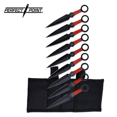 Набір метальних ножів Perfect Point PP-060-9, 9 штук 4008364 фото
