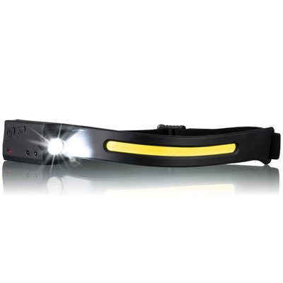 Налобний ліхтарик National Geographic Iluminos Stripe 300 lm + 90 Lm USB Rechargeable (9082600) 930158 фото