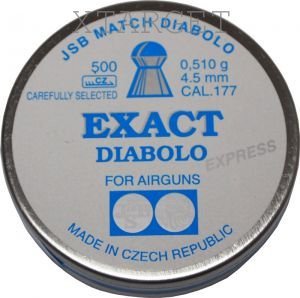 Кулі пневматичні JSB Diablo Exact Express 4,52 мм 0,510 гр. (500 шт/уп) 1453.05.22 фото