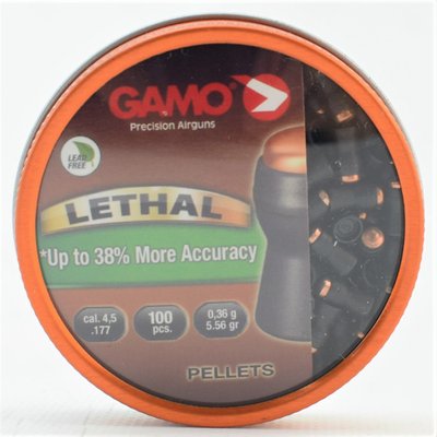 Пули Gamo Lethal 100 шт. кал. 4.5 мм, 0.36 гр. 1000668 фото