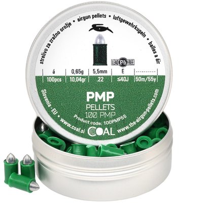 Кулі пневматичні Coal PMP кал. 5.5 мм 0.65 г 100 шт/уп 3984.00.36 фото