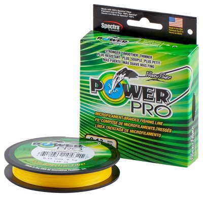 Шнур Power Pro 135m Hi-Vis Yellow 0.06mm 3kg/6.5lb 2266.78.50 фото