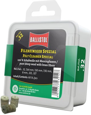 Патч для чистки Ballistol войлочный специальный 8 мм 60шт/уп 429.01.11 фото