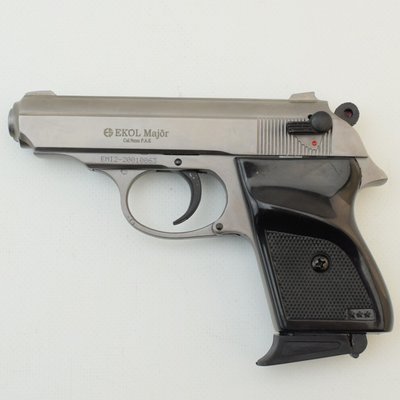 Шумовой пистолет EKOL MAJOR 9 мм серый Z21.2.012 фото