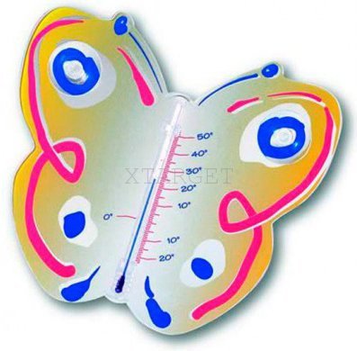 Термометр віконний TFA Метелик на присоски пластик 146012 фото
