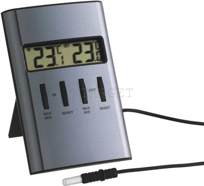 Термометр цифровий TFA зовнішній провідний датчик 98х64х22 мм 301029 фото