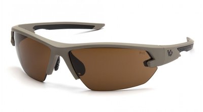Открытыте защитные очки Venture Gear Tactical SEMTEX Tan (Anti-Fog) (bronze) коричневые 3СЕМТ-50 фото