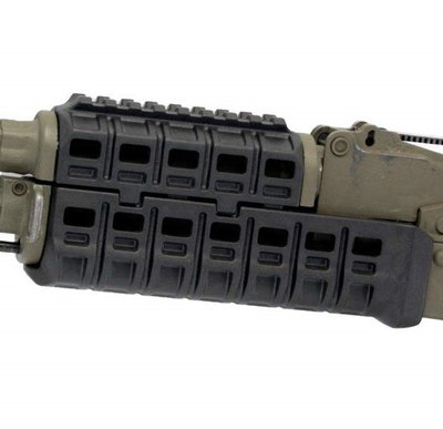 Цівка DLG TACTICAL HAND GUARD для АК-47 / АК-74 з планкою Picatinny + слоти M-LOK (полімер) чорна Z3.5.23.035 фото