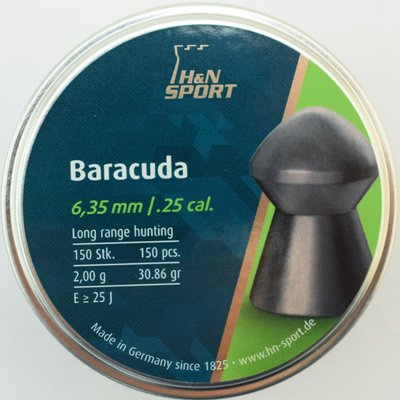Пули пневматические H&N Baracuda 6,35 mm 1453.01.95 фото
