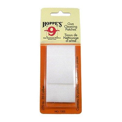 Патчи Hoppe's для чистки 7.62 .270 -.35 (50шт. упаковка) 6001021 фото