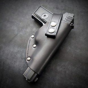 Поясная кобура из натуральной кожи BLACK для ТТ Pellame-33 фото