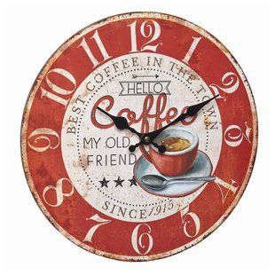 Годинник настінний на кухню TFA VINTAGE COFFEE 60304512 60304512 фото