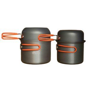 Кастрюля-кружка Tramp анодированная с крышкой-сковородкой 0,9+0,5л UTRC-145 (039) UTRC-145 фото