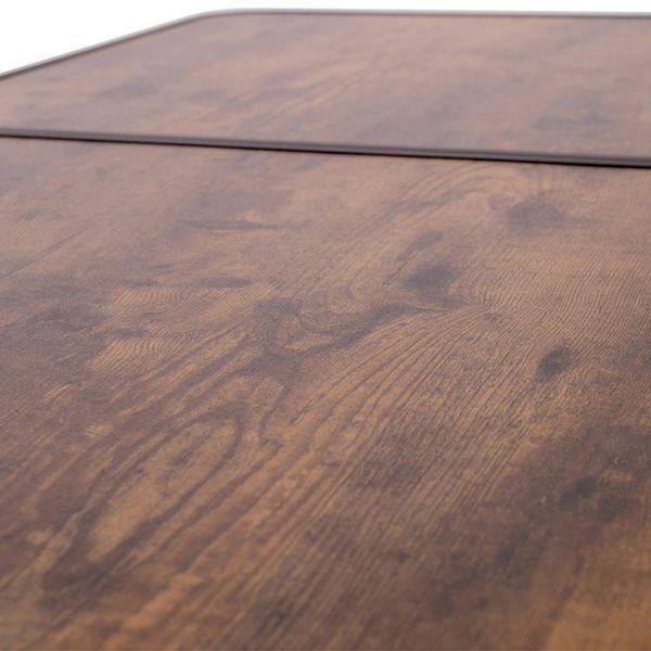 Стол Bo-Camp Decatur 90x60 cm Black/Wood look (1404200) DAS301467 фото