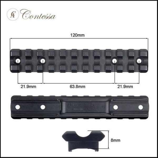 Планка Contessa PH68 Weaver для TIKKA T1 PH68 фото