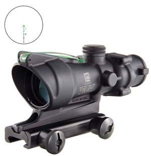 Тактичний приціл TRIJICON ACOG 4X32 BAC DUAL ILLUM GREEN CHEVRON .223/5.56 BDC 5002973 фото