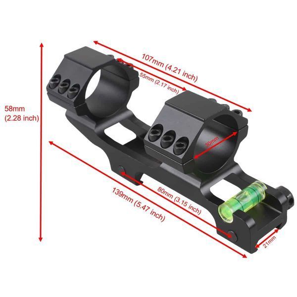 Моноблок Vector Optics SCACD-08 30 / 25.4 мм с уровнем 5002823 фото