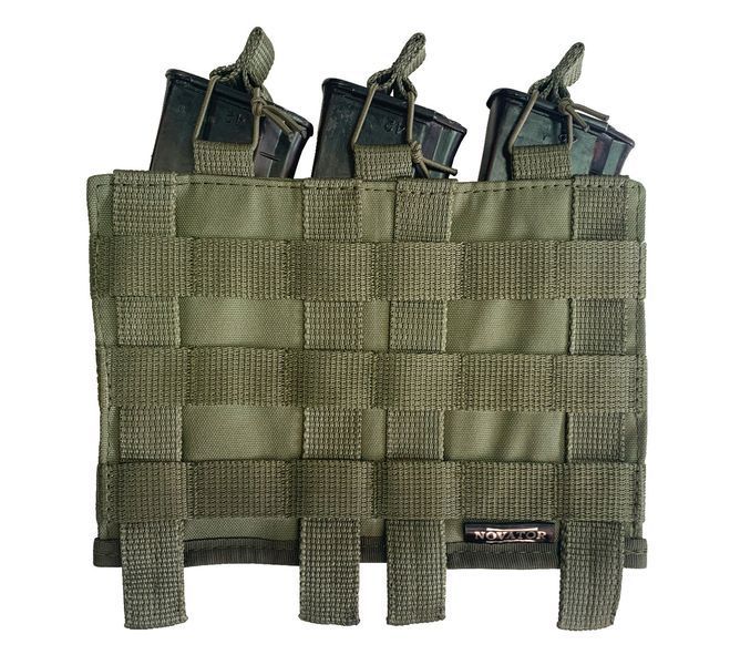 Підсумок під магазин, Підсумок для АК на три магазини Novator PAK-1 Khaki (Oxford) Підсумок для магазинів 202011 фото
