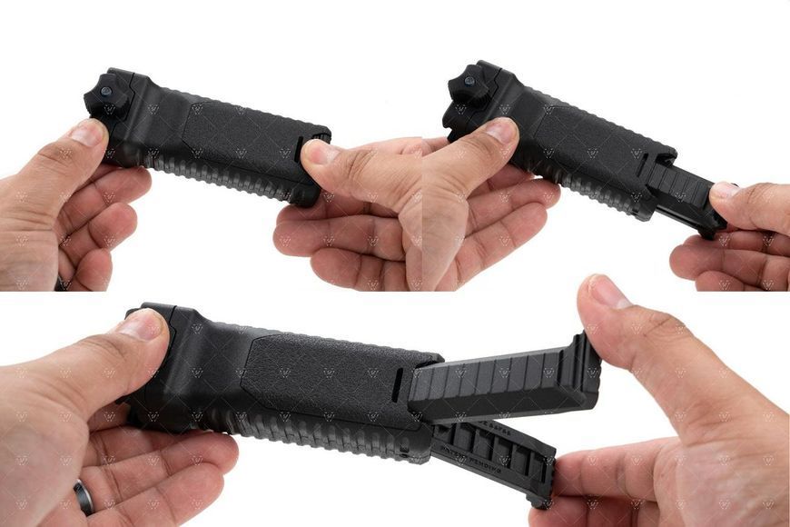 Рукоять переноса огня STRIKE INDUSTRIES SI-AR-BIPOD, трансформер в сошки 7002502 фото