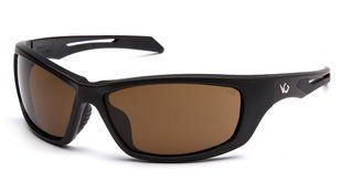 Защитные очки Venture Gear Tactical Howitzer Black (bronze) Anti-Fog, коричневые в чорной оправе VG-HOWIBK-BZ1 фото