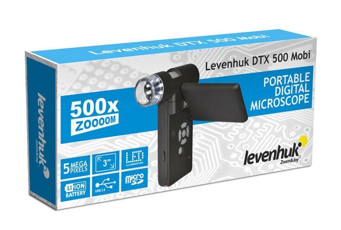 Цифровий мікроскоп Levenhuk DTX 500 Mobi, Levenhuk, 61023 61023 фото