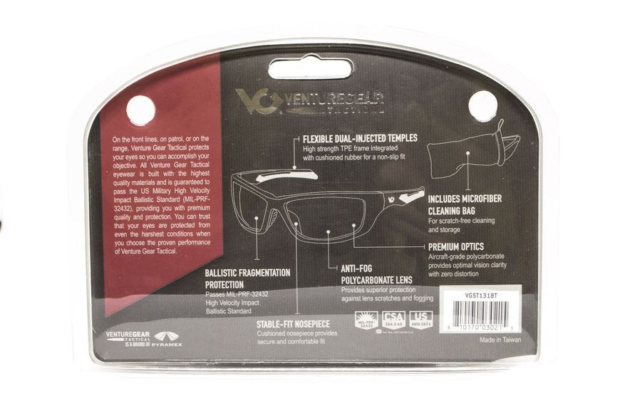 Защитные очки Venture Gear Tactical Howitzer Black (forest gray) Anti-Fog VG-HOWIBK-FGR1 фото