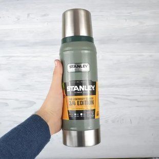Термос Stanley Legendary Classic Hammertone Green 0.75 л 6939236347747 фото
