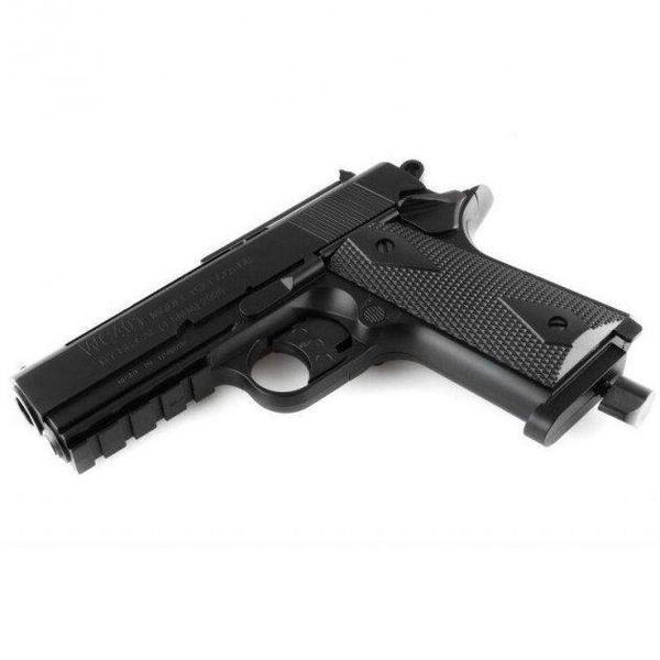 Пневматический пистолет WinGun 401 Colt Defender пластик газобаллонный CO2 130 м/с Винган Кольт Дефендер 401 Colt Defender фото