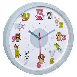 Годинник в дитячу кімнату TFA Little Animals 60305114 фото
