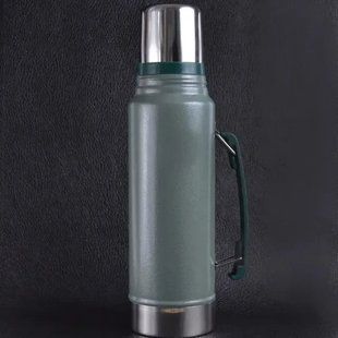 Термос Stanley Legendary Classic Hammertone Green 1 л 6939236347921 фото